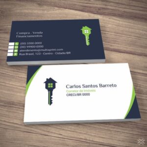 Cartão de Visita Corretor de Imóveis 1311