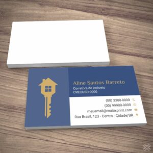 Cartão de Visita Corretor de Imóveis 1324