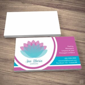Cartão de Visita Esteticista 0802