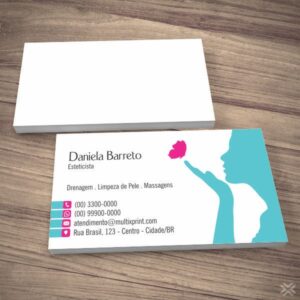 Cartão de Visita Esteticista 0803