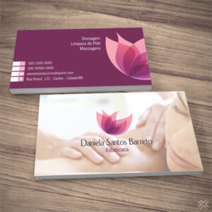 Cartão de Visita Esteticista 0809