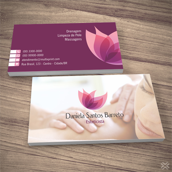 Cartão de Visita Esteticista 0809