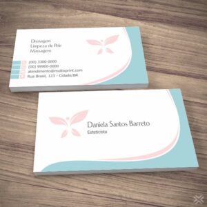 Cartão de Visita Esteticista 0810