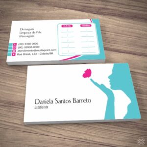 Cartão de Visita Esteticista 0811