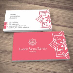 Cartão de Visita Esteticista 0812