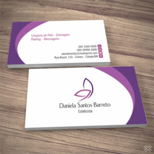 Cartão de Visita Esteticista 0813