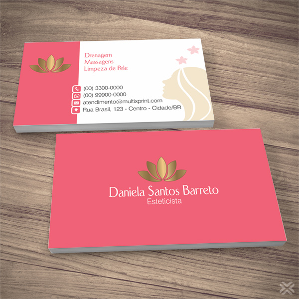 Cartão de Visita Esteticista 0816
