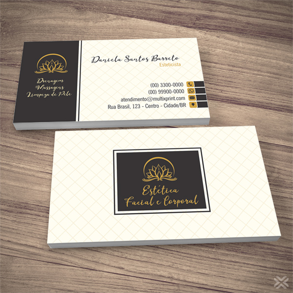 Cartão de Visita Esteticista 0818