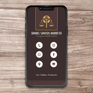 Cartão Digital Advogado 0132