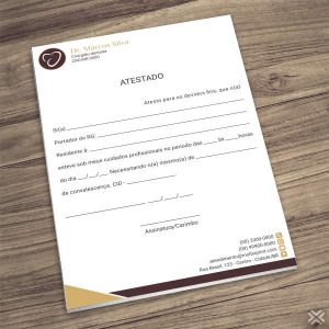 Atestado Dentista 0615