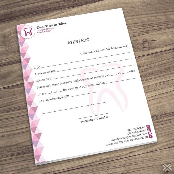 Atestado Dentista 0619
