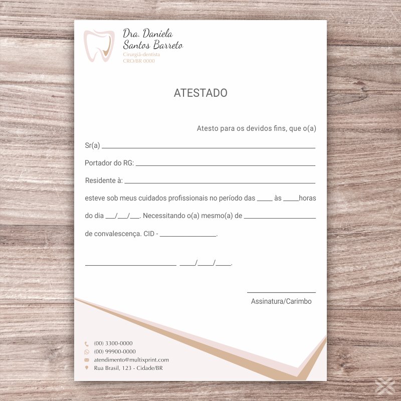 Atestado Dentista 0621 - Imagem 2