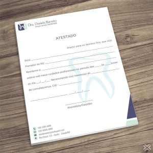 Atestado Dentista 0632
