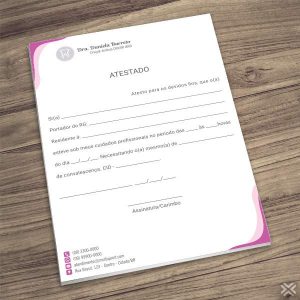 Atestado Dentista 0633