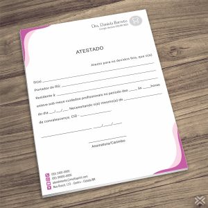 Atestado Dentista 0643