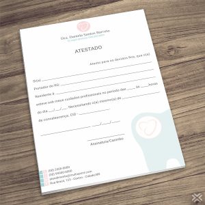 Atestado Dentista 0646