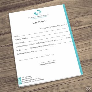 Atestado Dentista 0652