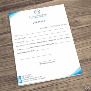 Atestado Dentista 0653