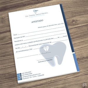 Atestado Dentista 0664