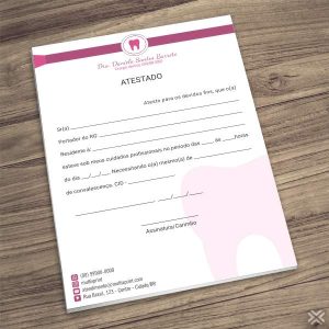 Atestado Dentista 0675