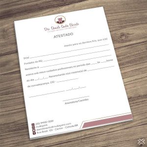 Atestado Dentista 0680