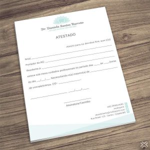 Atestado Dentista 0682