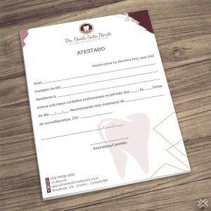 Atestado Dentista 0683