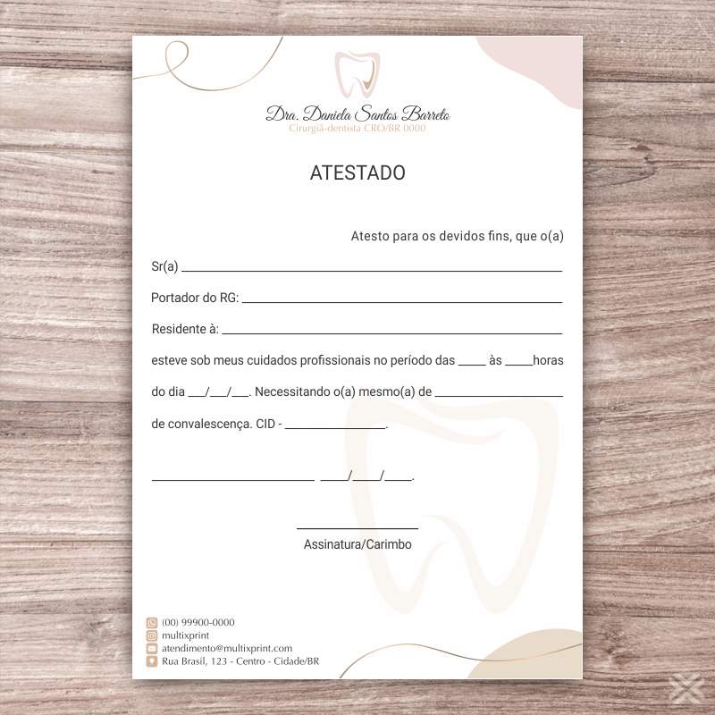 Atestado Dentista 0684 - Imagem 2