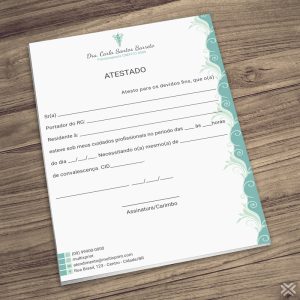 Atestado Fisioterapeuta 09107