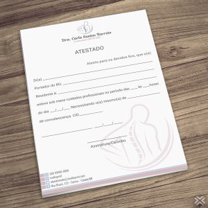Declaração de Comparecimento Fisioterapeuta 09109