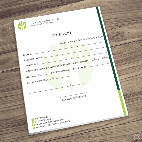 Atestado Fisioterapeuta 0918