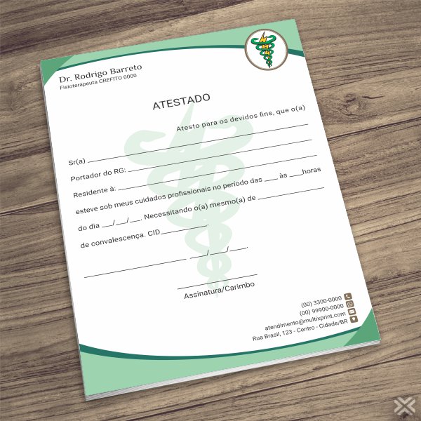 Atestado Fisioterapeuta 0929