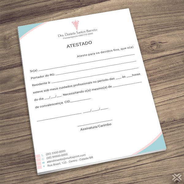 Atestado Fisioterapeuta 0947