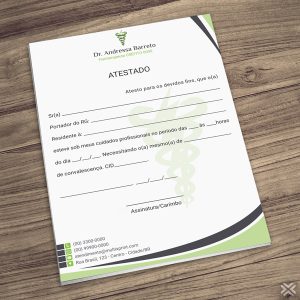 Atestado Fisioterapeuta 0962