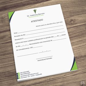 Atestado Fisioterapeuta 0963