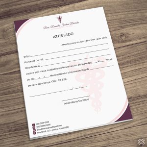 Atestado Fisioterapeuta 0975