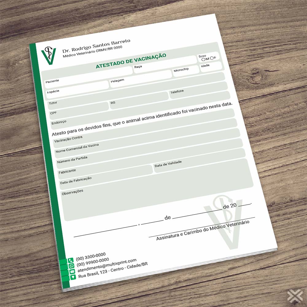 Atestado de Vacinação 3011