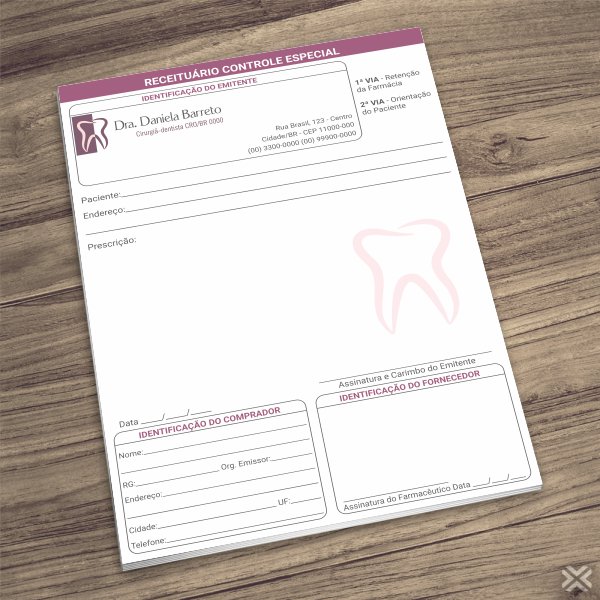 Controle Especial Dentista 0628