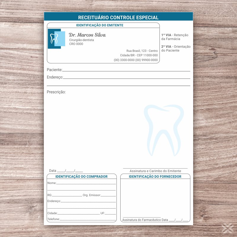 Controle Especial Dentista 0641 - Imagem 2