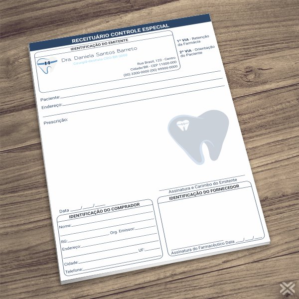 Controle Especial Dentista 0664