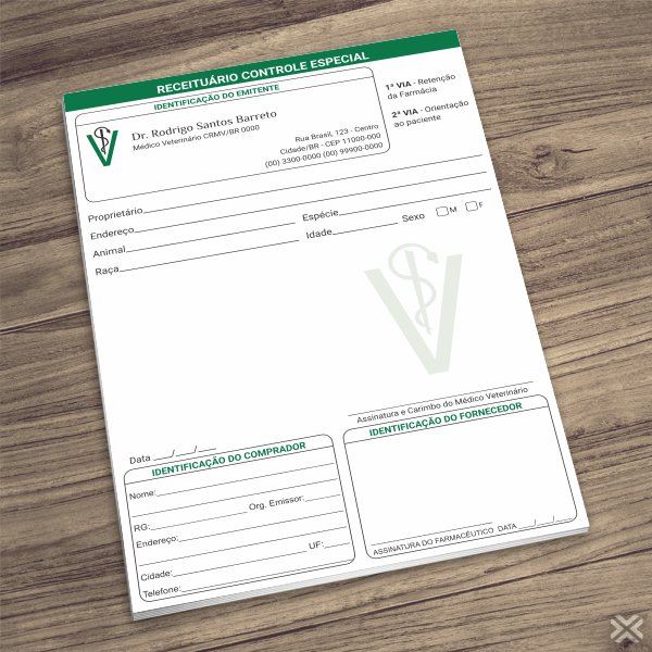 Controle Especial Veterinário 3011