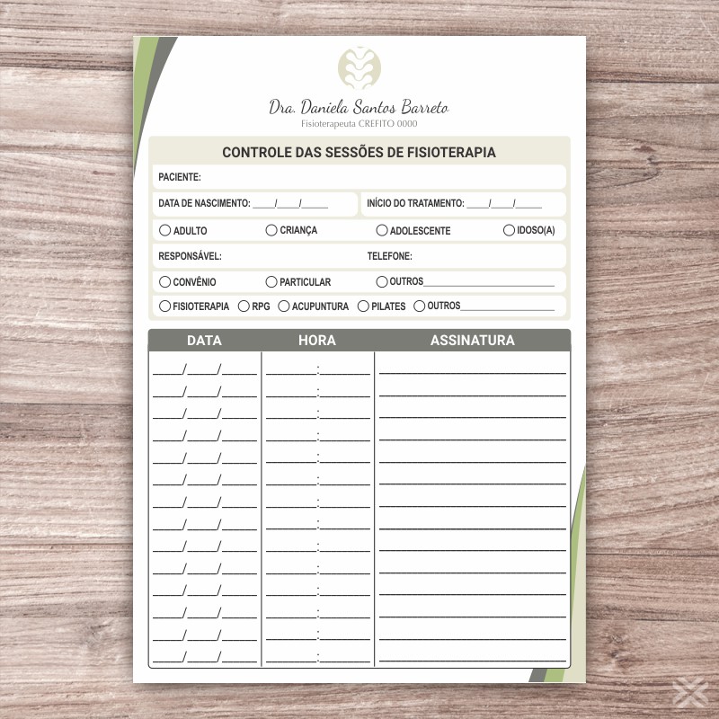 Controle de Sessões Fisioterapeuta 0908 - Imagem 2