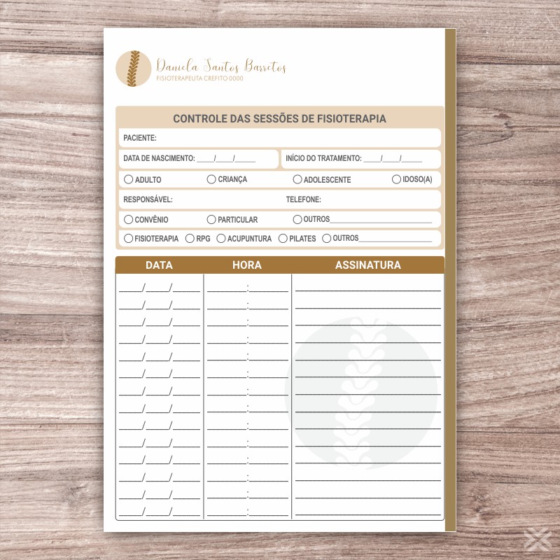 Controle de Sessões Fisioterapeuta 09101 - Imagem 2