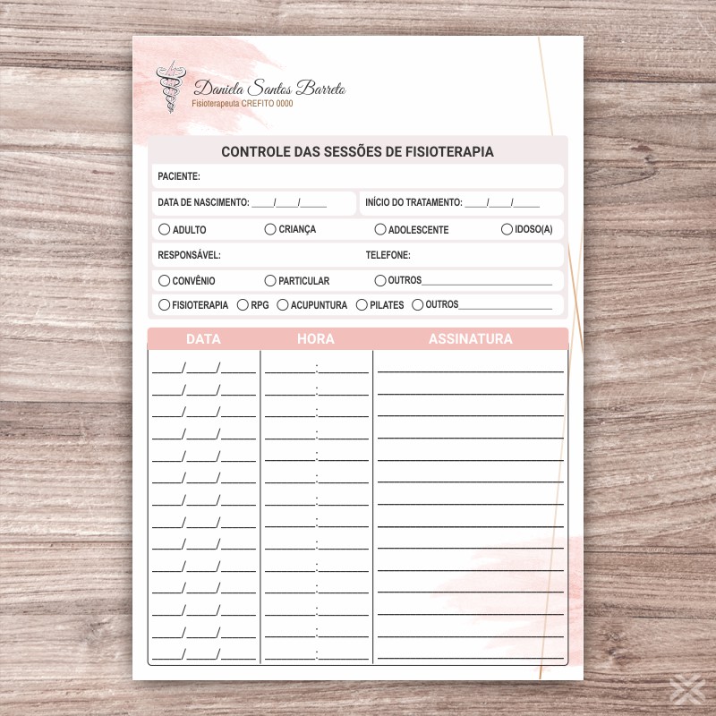 Controle de Sessões Fisioterapeuta 09102 - Imagem 2