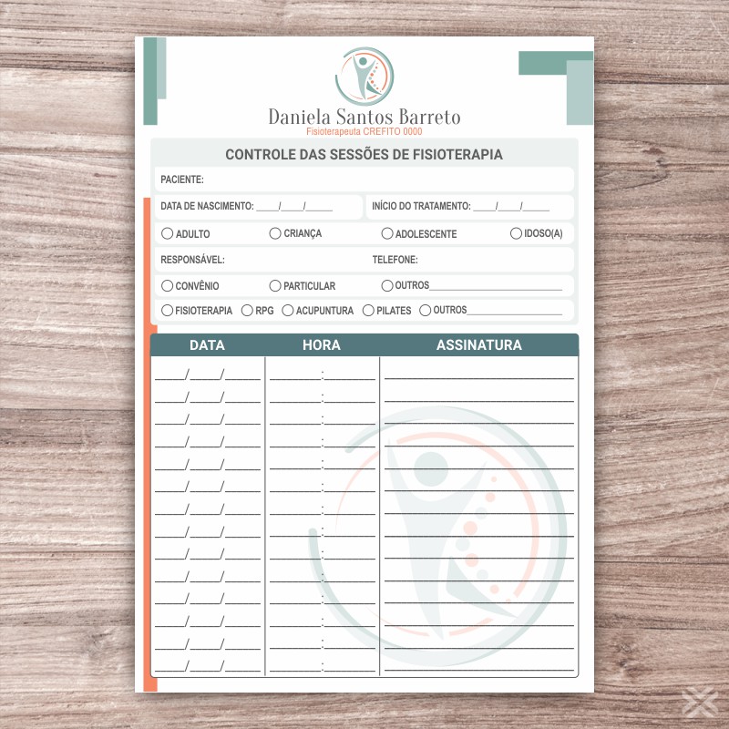 Controle de Sessões Fisioterapeuta 09115 - Imagem 2