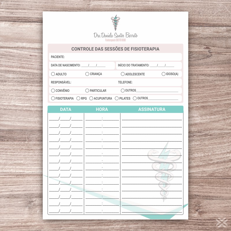 Controle de Sessões Fisioterapeuta 0915 - Imagem 2