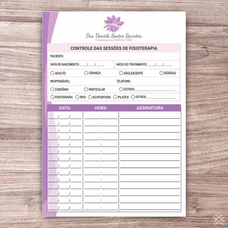 Controle de Sessões Fisioterapeuta 0921 - Imagem 2