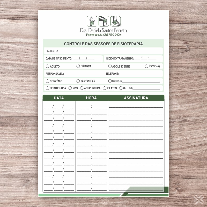 Controle de Sessões Fisioterapeuta 0924 - Imagem 2
