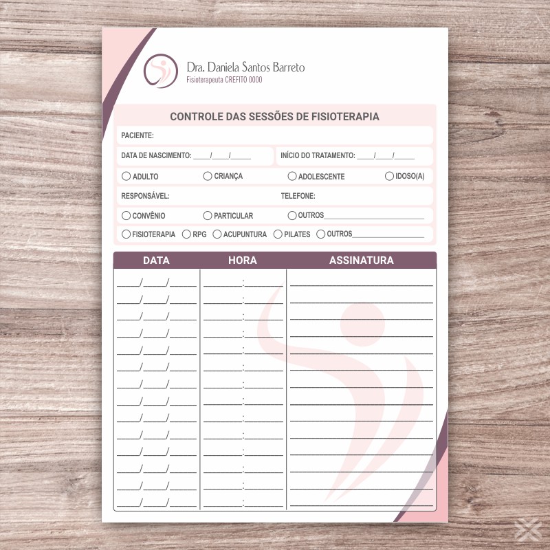 Controle de Sessões Fisioterapeuta 0951 - Imagem 2