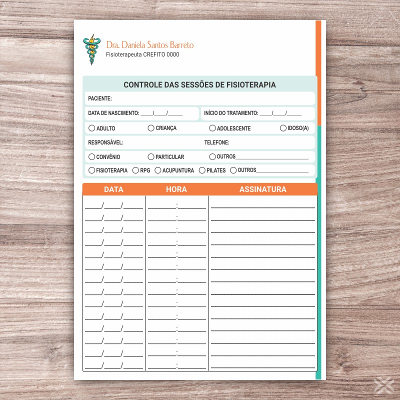 Controle de Sessões Fisioterapeuta 0955 - Imagem 2